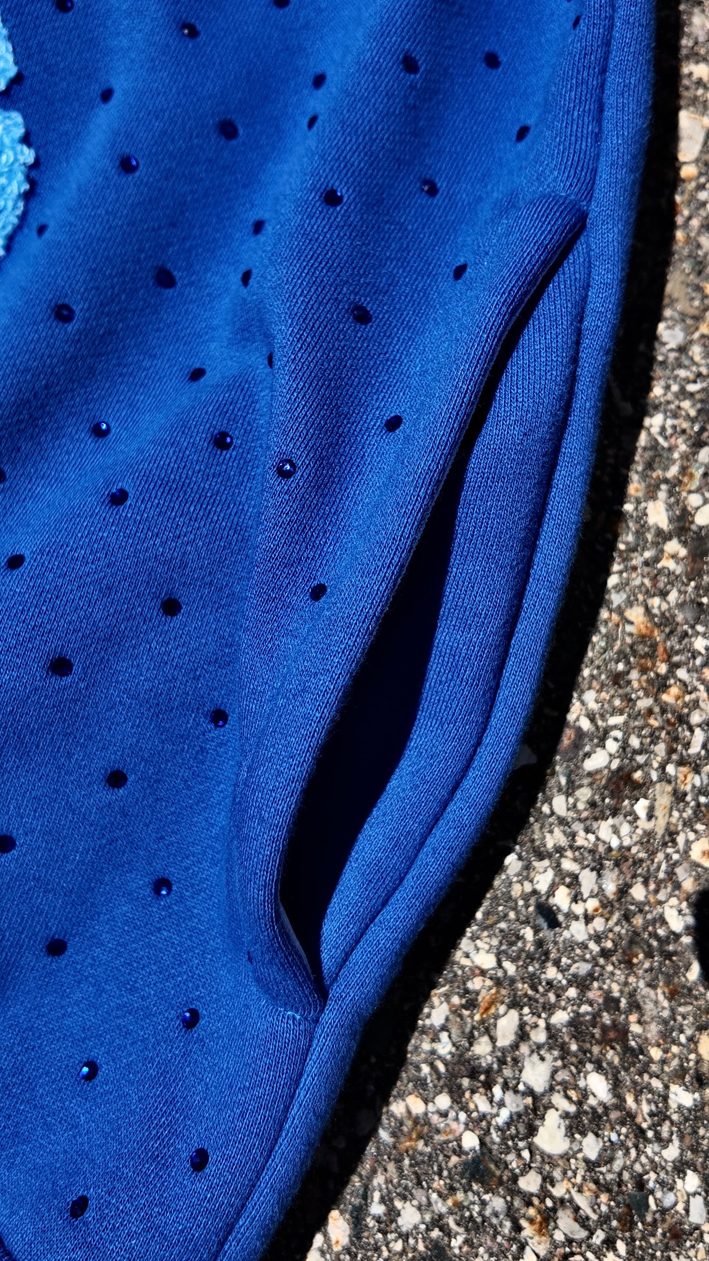 Blue Ribcage Hoodie