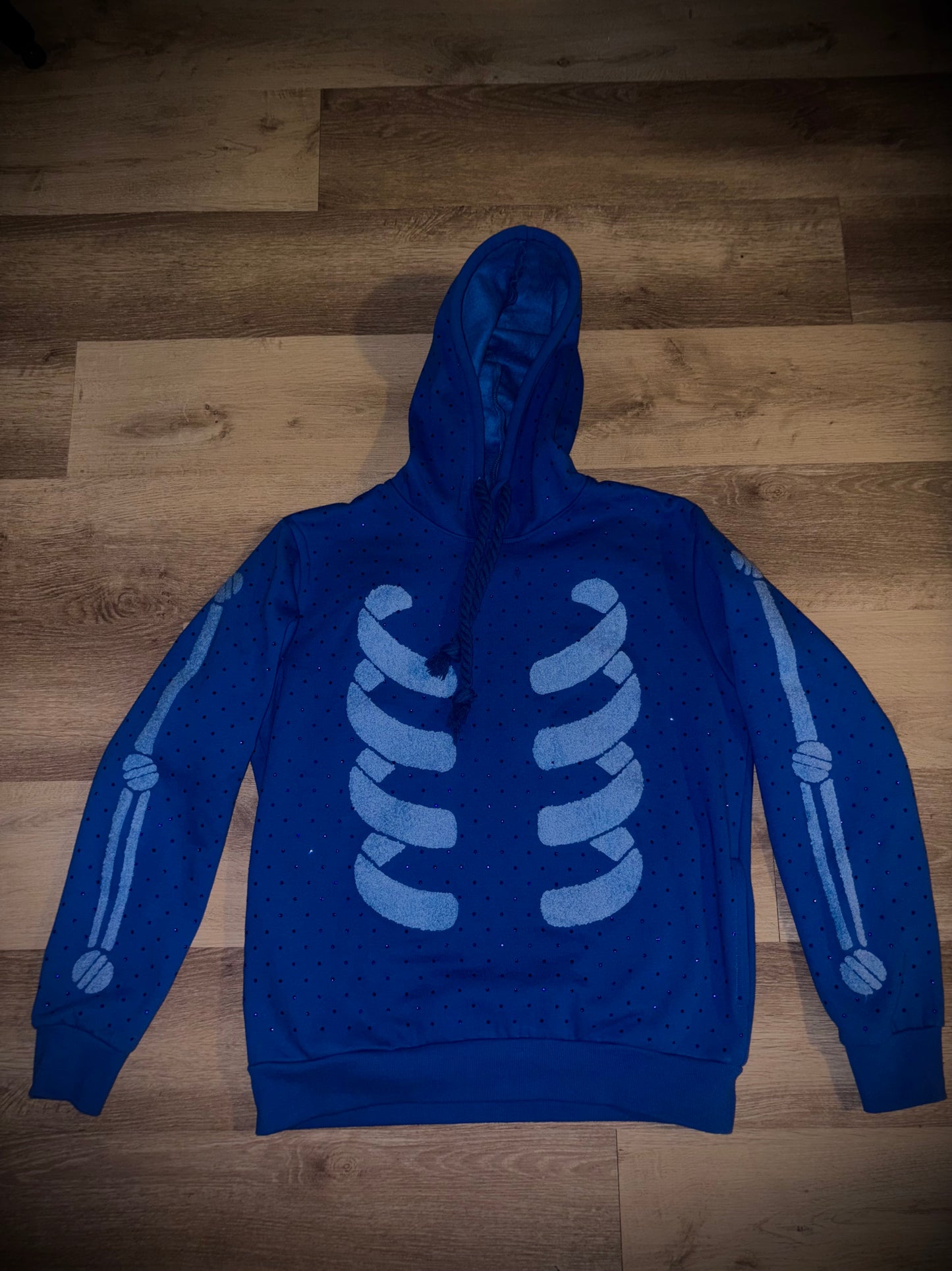 Blue Shinobi Ribcage Hoodie