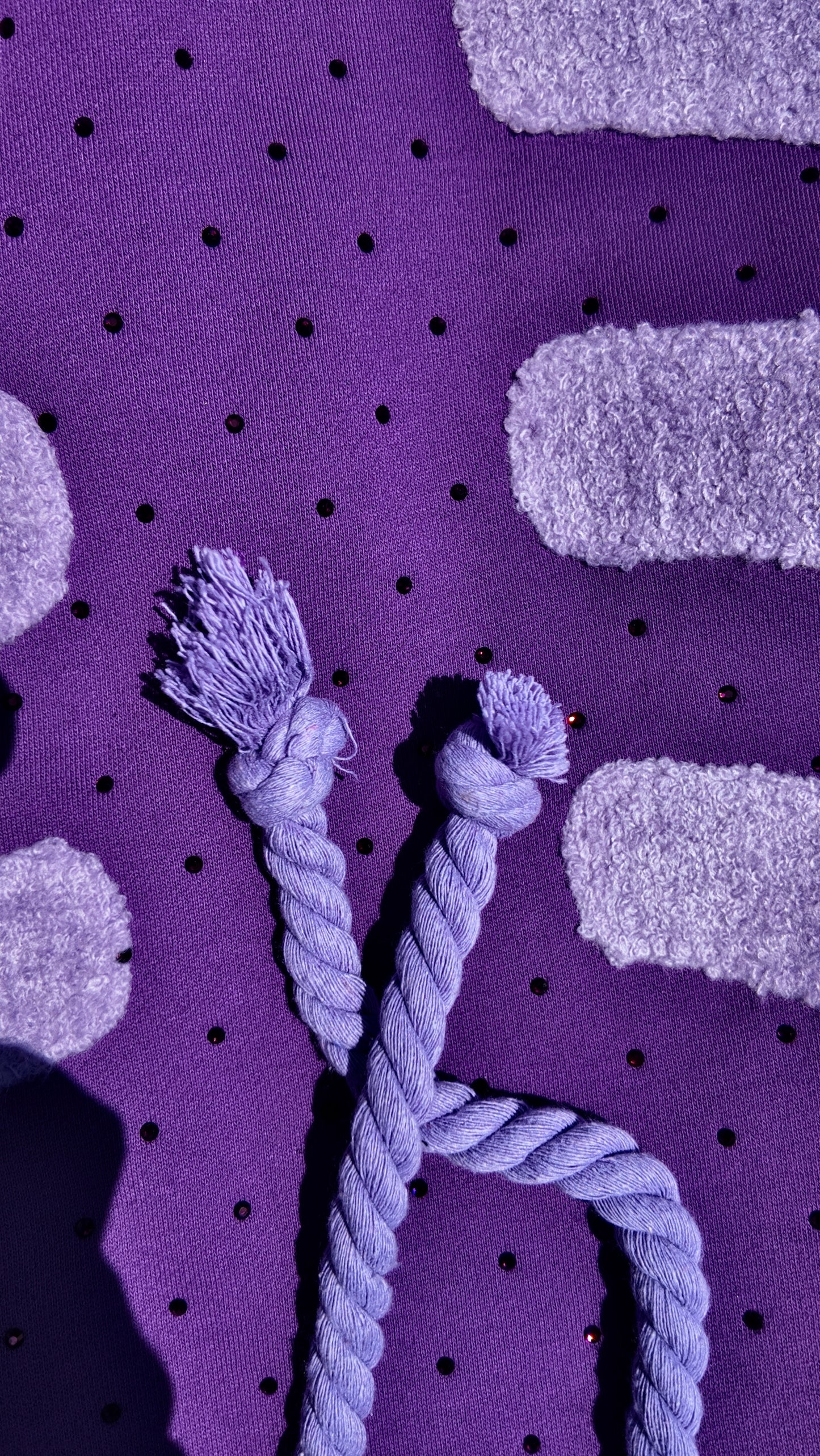 Purple Ribcage Hoodie