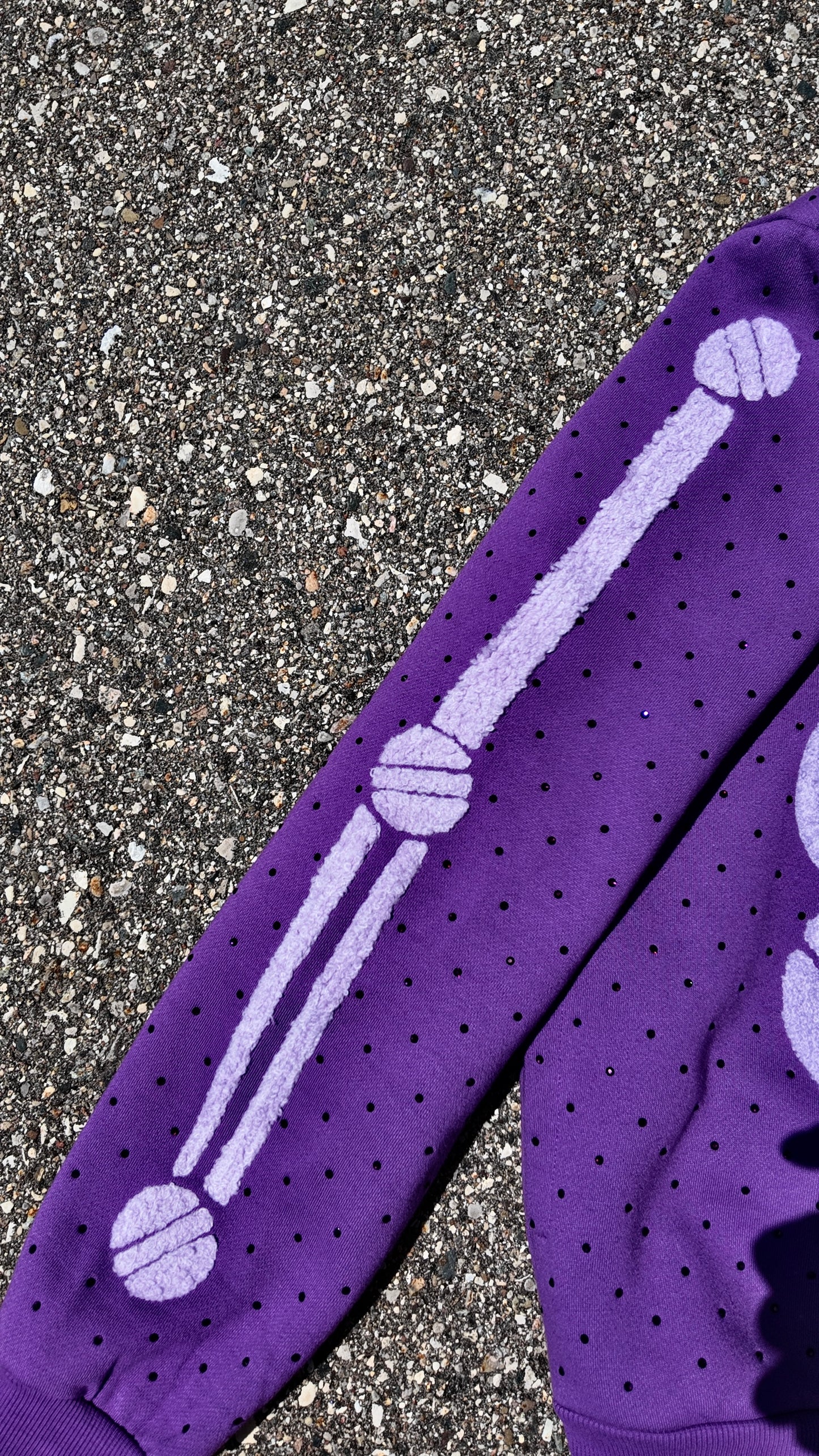 Purple Ribcage Hoodie