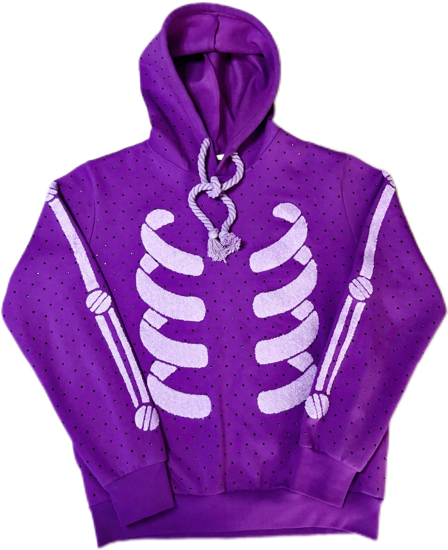 Purple Ribcage Hoodie