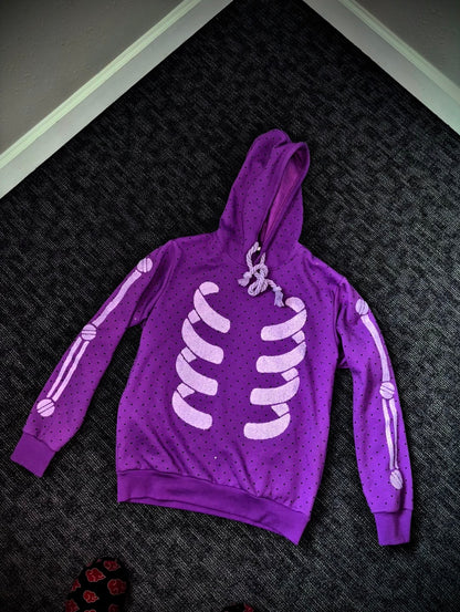Purple Shinobi Ribcage Hoodie