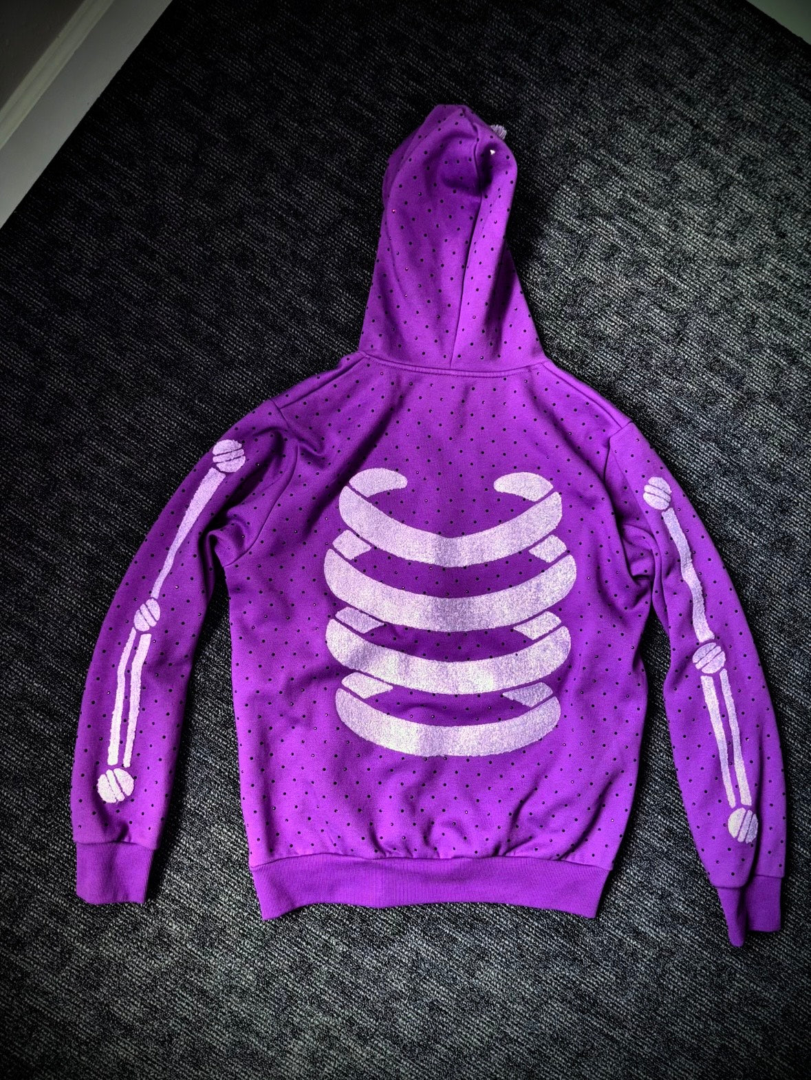 Purple Shinobi Ribcage Hoodie