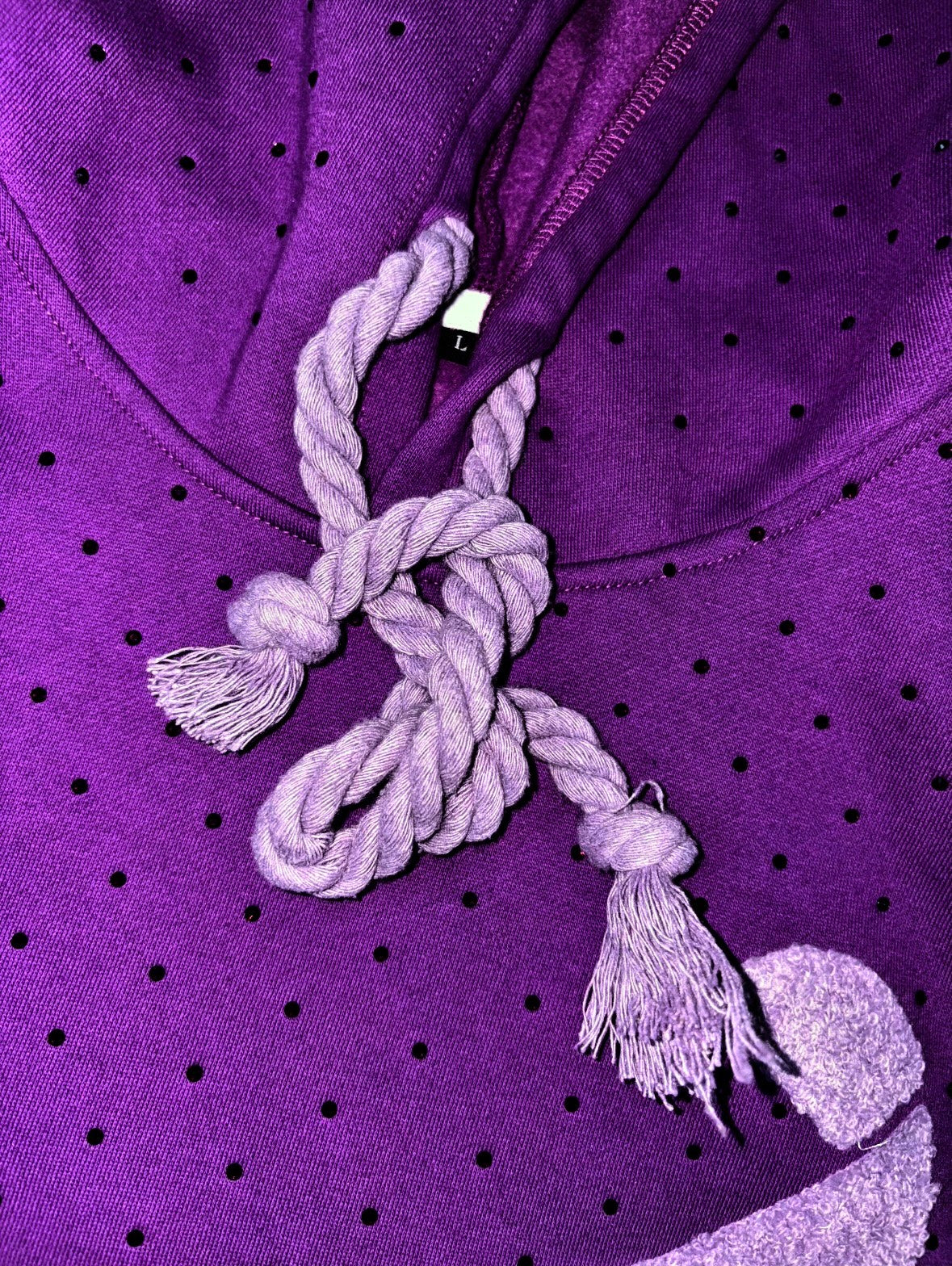 Purple Shinobi Ribcage Hoodie