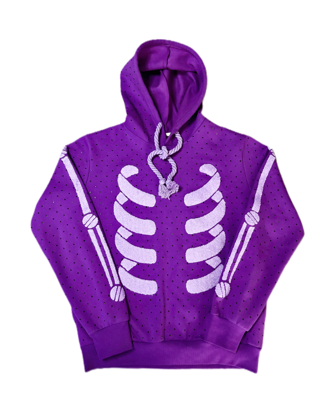 Purple Ribcage Hoodie